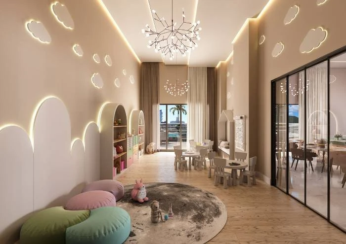 Proposed children’s activity space, artist’s impression