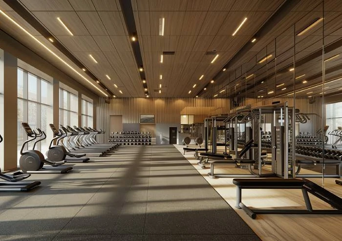 Proposed fitness centre, artist’s impression